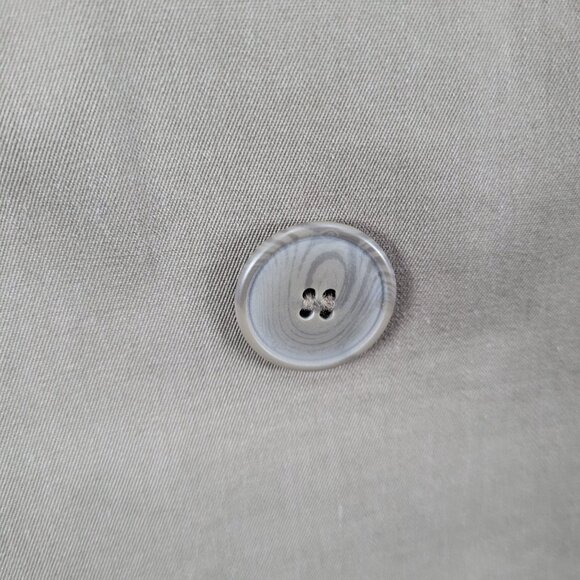 Saxton Hall Brown Thermo Lite Lined Belted Double Breasted Trench Coat Size 10 - Picture 11 of 16